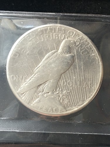 1923S Silver Peace Dollar - Picture 6 of 8