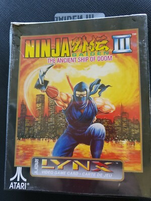 NINJA GAIDEN III Atari Lynx NEW DAMAGED BOX Factory Sealed PA2092