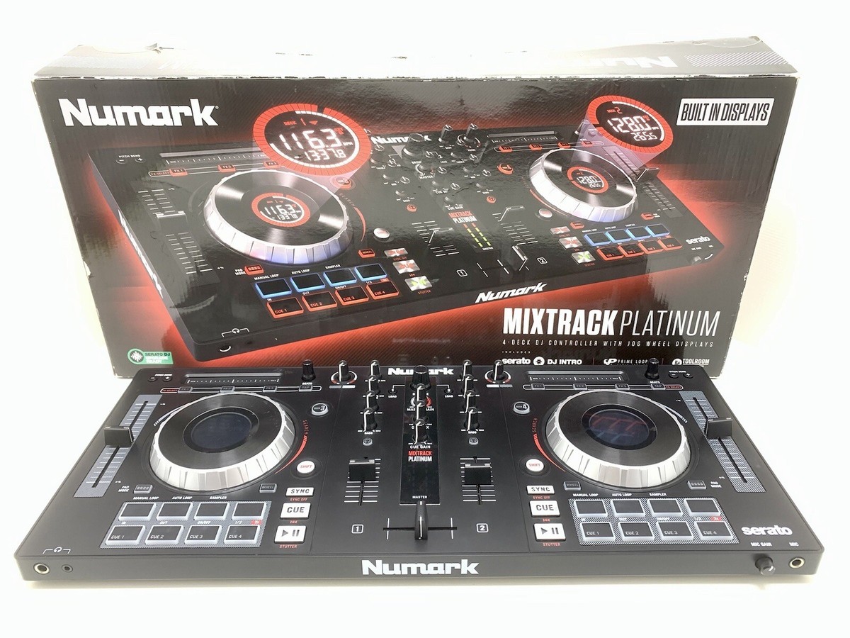 Numark Mixtrack Platinum 4デッキ DJコントローラー。 Numark MIXTRACK Platinum FX 4-deck/2-channel Serato DJ Lite