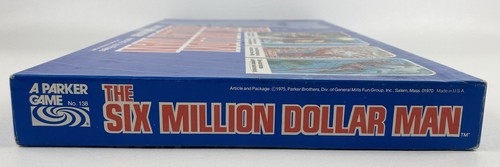 1975 The Six Million Dollar Man Board Game Parker Brothers New Vintage - Picture 8 of 12