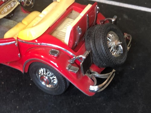 AS-IS 1:24 Diecast Franklin Mint RED 1935 MERCEDES BENZ 500K SPECIAL ROADSTER - Picture 15 of 24