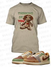 Graphic Thinking of You Sneaker Tee Shirt To Match Zion J1 Low Big Tall Small T