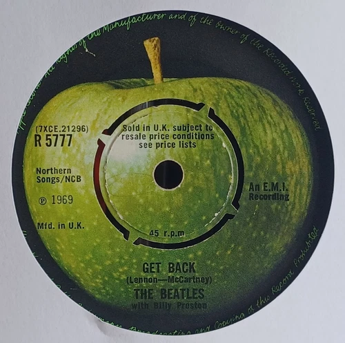 (37) Beatles, Billy Preston - Get Back 7"