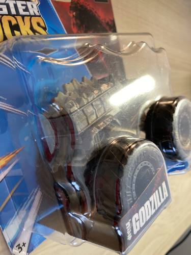 Hot wheels new Monster Trucks x 3 Godzilla Dodge Charger R/T + Rodger Dodger - Picture 14 of 15