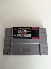 Tecmo Super Bowl (Super Nintendo, 1993) Authentic game Only Tested Board Pics