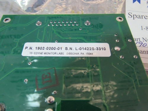 TELEDYNE MONITOR LABS 1903-0200-01 PLATINE NEU - Bild 4 von 4