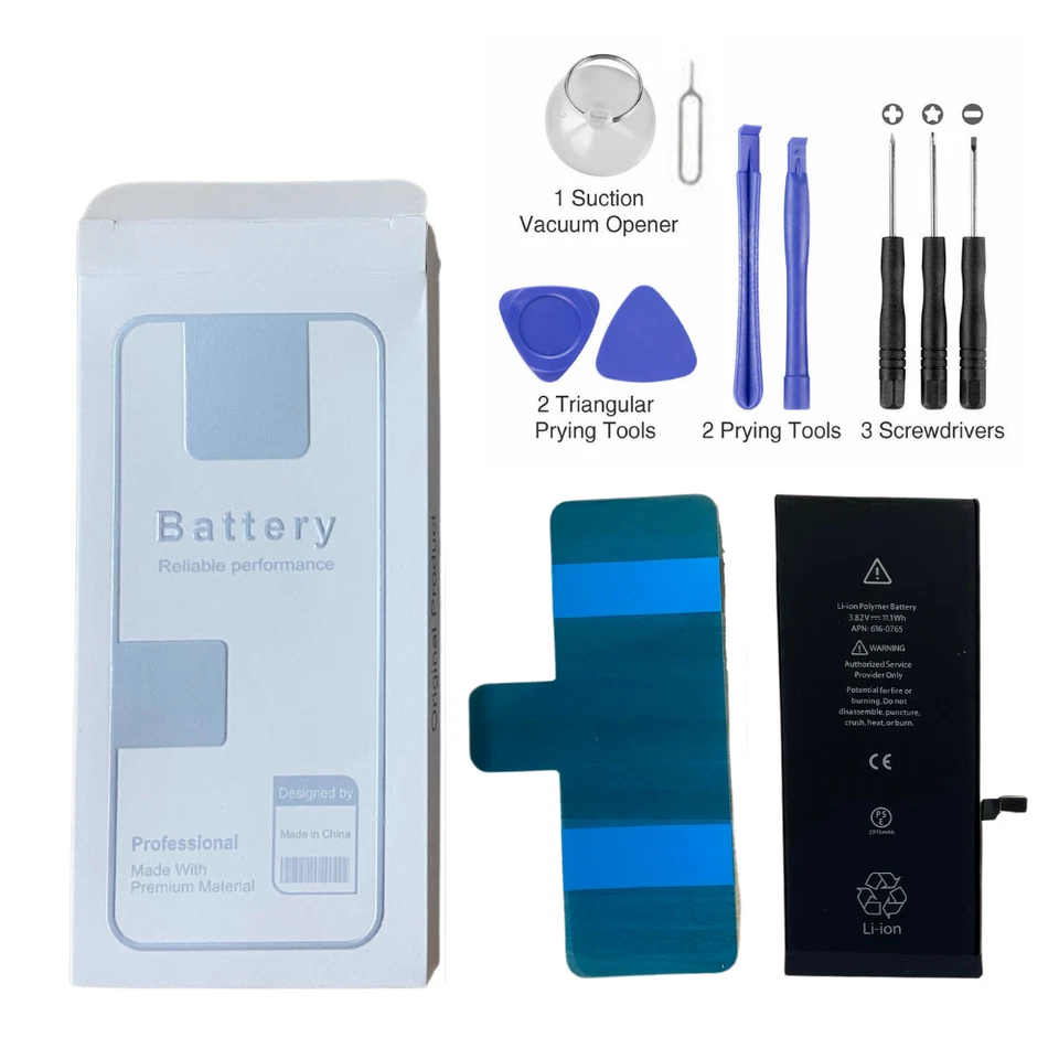 Lote Batería Interna Repuesto Para iPhone 6 6S 7 8 X XS Plus 11 12 13 Pro Max Foto 4 de 4