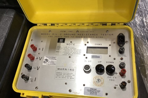 Probador de resistencia a tierra PPM R1L-C - Kit de ohmímetro de resistencia a tierra - Imagen 2 de 6