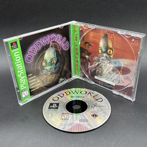 Oddworld: Abe's Oddysee (Sony PlayStation 1 PS1, 1997) Complete w/Manual/Tested
