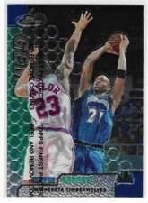 1999-2000 TOPPS FINEST GEMS KEVIN GARNETT MINNESOTA TIMBERWOLVES W/PEEL MINT 