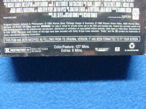 VHS Lethal Weapon 4 (1998) Warner Bros. Mel Gibson, Danny Glover, Joe Pesci (19 - Bild 13 von 18
