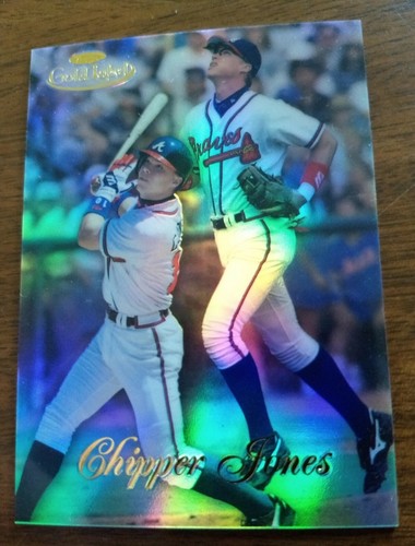 CHIPPER JONES, 1998 TOPPS GOLD LABEL #27 CLASS 1, BRAVES - Picture 2 of 6
