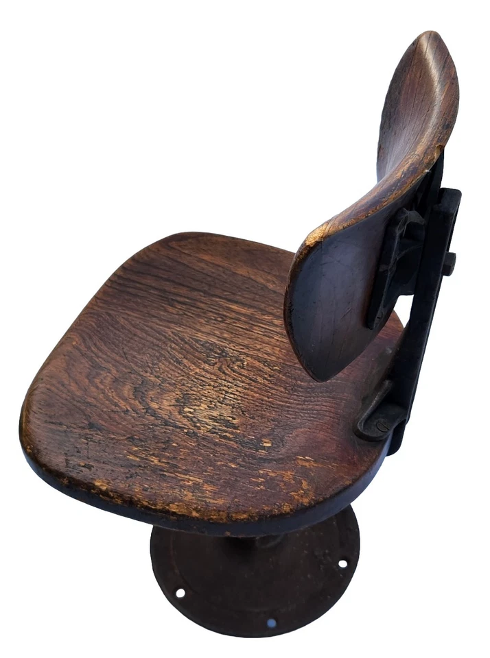 Secretária rara antiga Heywood Eclipse escrivaninha escolar infantil cadeira Chadler - Imagem 4 de 4