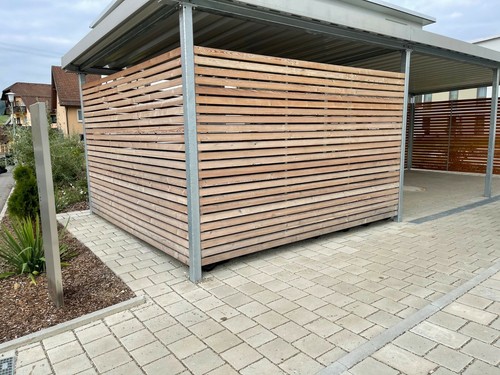 Rhombusleisten 30°, 21 x 69 mm, Sib. Lärche Premium Fassade Rhombus Zaun, Muster - Bild 11 von 30