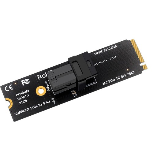 M.2 NGFF Mkey PCIeX4 to SFF8643SFF8639 Adapter Expansion Card Adapter PH49-M2 - 第 4/5 張圖片