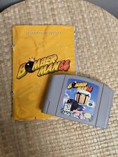 Bomberman 64 (Nintendo 64, 1997) - Cartridge & Manual - Tested