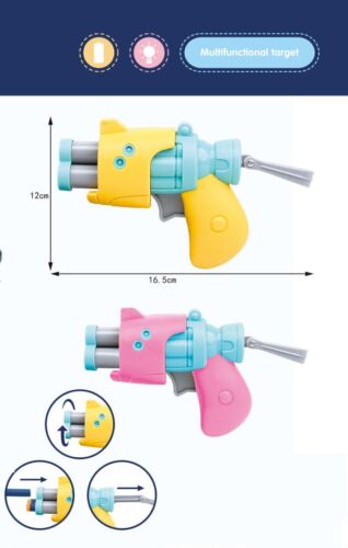 Puntuación eléctrica restablecimiento automático disparos digital objetivo divertido juego con 2 armas - Imagen 2 de 3
