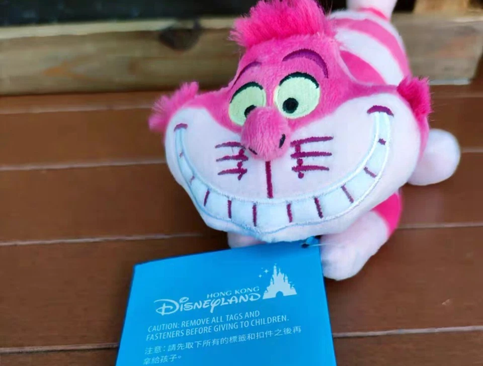 Disney  Store Cheshire cat Shoulder Plush toy Magnetic Pal Alice in Wonderland - Image 4 of 4