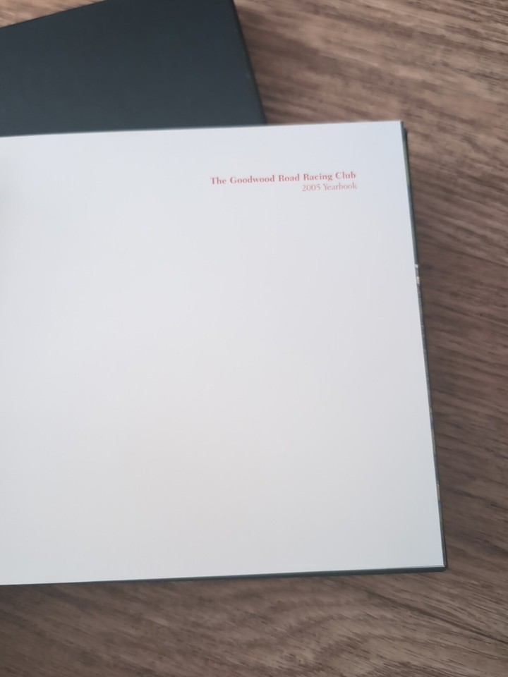 The Goodwood Road Racing Club Yearbook, 2005 Hardback & Slipcase eBay