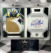 Henry Ellard 2022 Playbook Green 3-Color Patch Auto Booklet /25 #PJA-HE STL Rams