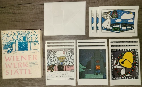Vtg Wiener Werkstatte Christmas cards, Austrian artists - Metropolitan Museum