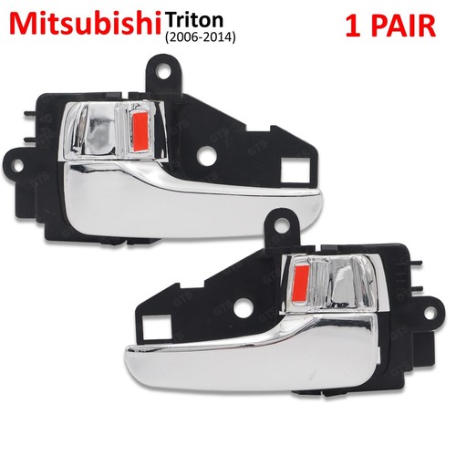 Fits Mitsubishi Triton L200 2006 - 14 Pair Inner Handle Interior Door Chrome - 第 4/11 張圖片