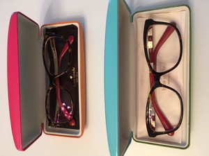 Details About Kate Spade Rx Glasses Tortoise Shell With Pink Interior