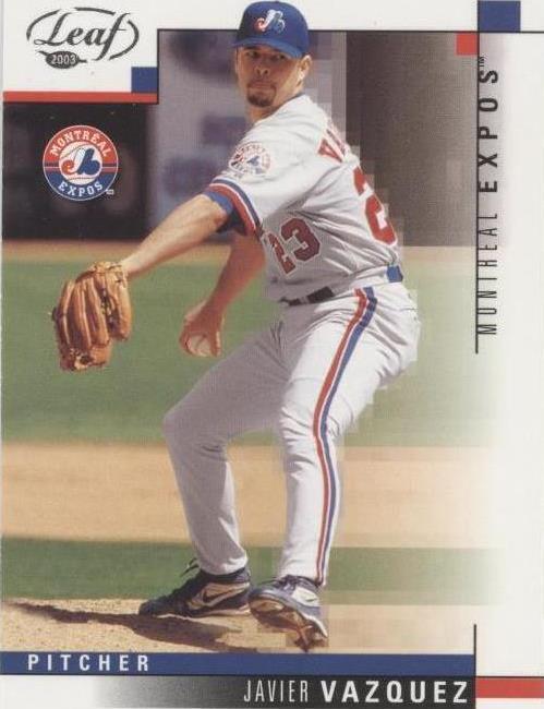 2003 Leaf - Javier Vazquez #198 - 1 of 1