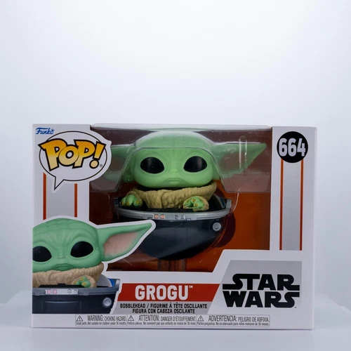 Funko Pop! Star Wars: The Mandalorian Grogu in Hover-Pram Vinyl Figure  #664