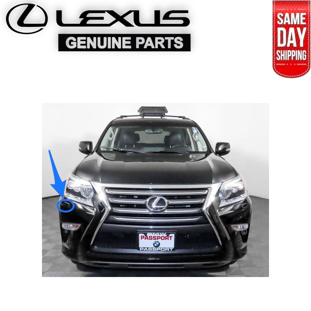14 - 19 LEXUS GX460 FRONT RIGHT HEADLIGHT WASHER NOZZLE 14 - 19 LEXUS GX460 FRONT RIGHT HEADLIGHT WASHER NOZZLE