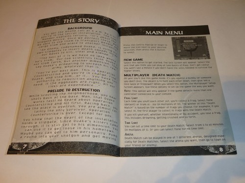 QUAKE NINTENDO 64 (N64) MANUAL | MANUAL ONLY - Imagen 4 de 11