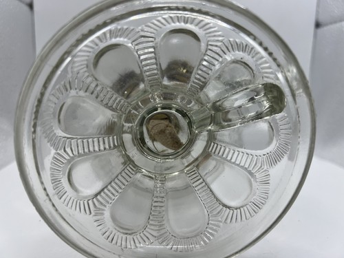 Antique Heavy Glass Oil Kerosene Lamp Finger Handle Queen Anne #2 Burner Civil - Picture 7 of 18