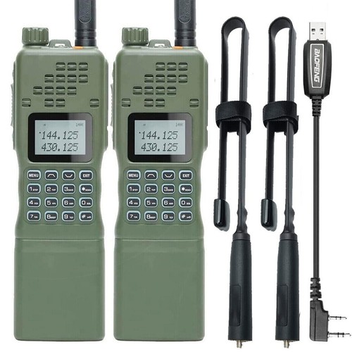 RADIO BIDIRECCIONAL BAOFENG AR-152 DOBLE BANDA FM WALKIE TALKIE&1X CABLE&2X 48CM ANTENA - Imagen 1 de 12