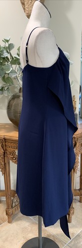 Vestido Trina Turk Mujer 6 Azul Marino Correa Espagueti ☼ The Starry Drape Front I - Imagen 5 de 9