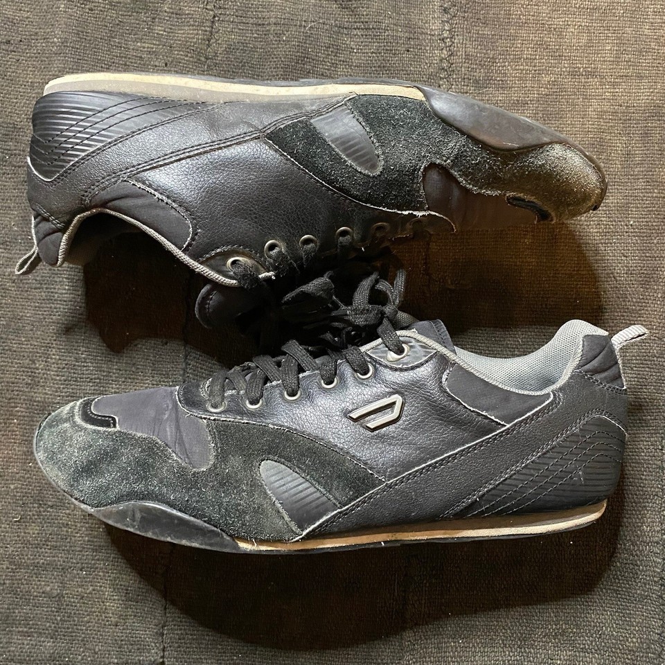 Diesel GUNNER Shoes mens Size 10.5 Black Cow Leather Running Athletic Sneakers eBay