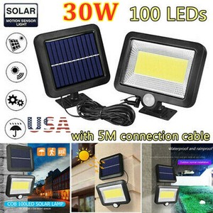 100-LED-Solar-Power-PIR-Motion-Sensor-Outdoor-Garden-Light-Security-Flood-Lamps