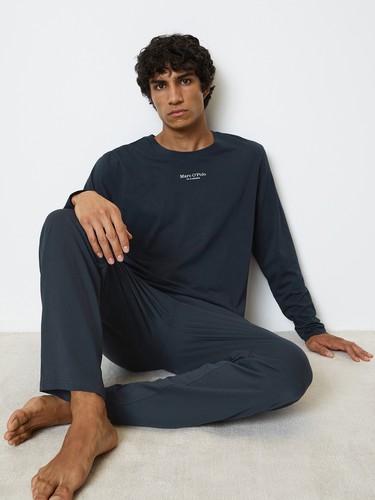 Marc O´Polo Herren Longsleeve Mix & Match Organic Cotton Loungewear Freizeit - Bild 5 von 10