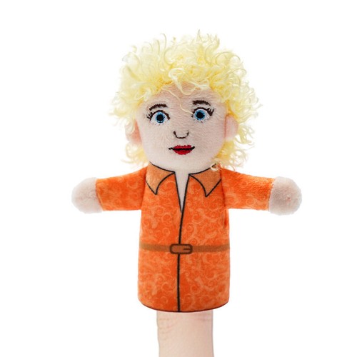 White people Family Plush Toys Set Finger Puppets Children's Interactive Dolls - Picture 6 of 10