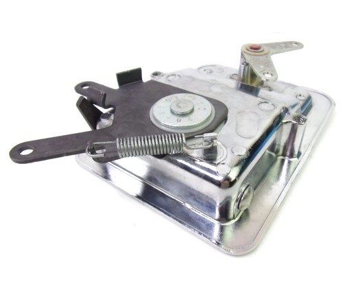 Chrome Paddle Handle with Red Thumb Latch Flush Mount 13Z-20682-01 - Bild 7 von 7
