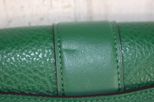 COACH Georgie Saddle Green Leather Suede Crossbody Bag Purse C2805 NEW (READ) - Picture 12 of 24