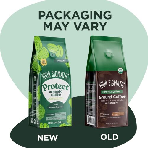 Four Sigmatic Coffee with Vitamin D Chaga & Turkey Mushroom Extract 340g Protect - Picture 3 of 8