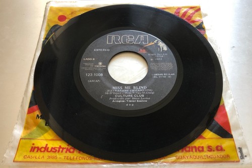 CULTURE CLUB It's A Miracle *RARE* 1984 ECUADOR 7" RCA ARCHIVE COPY - Boy George - Picture 4 of 4