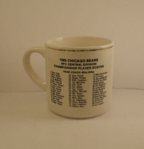 Taza de café Chicago Bears 1985 campeones de la división central NFC - Imagen 2 de 5