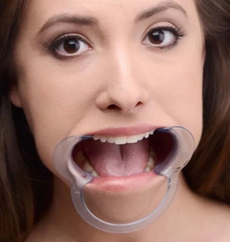 Mouth cheek gag Dentist Nurse Fancy Dress Hotwife Halloween mask Horror BDSM - Picture 2 of 4