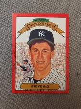 1989 Donruss Diamond Kings Steve Sax New York Yankees #2