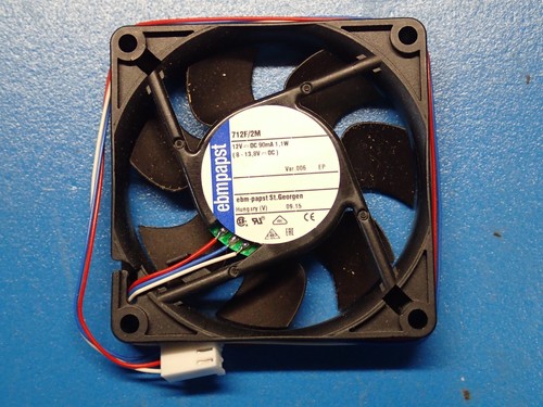Ventilatore compatto assiale Ebm-Papst 712F/2M-006 70 mm 12 V DC 4300 RPM - Foto 2 di 3