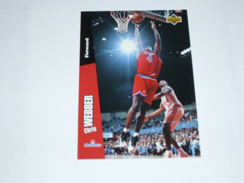 Upper Deck Folz Minis Card Basketball 97 Chris Webber Washington Bullets NBA #48 - Picture 1 of 2