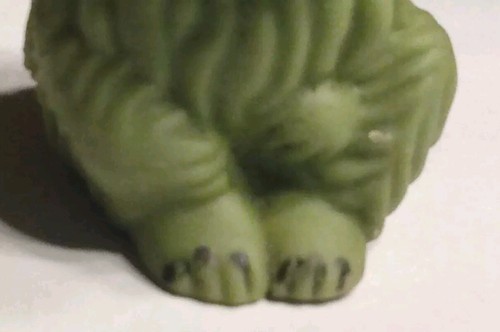 Gomma da servizio vintage anni 60 dipinta verde Possum Itty Bitty collezione  - Foto 7 di 9