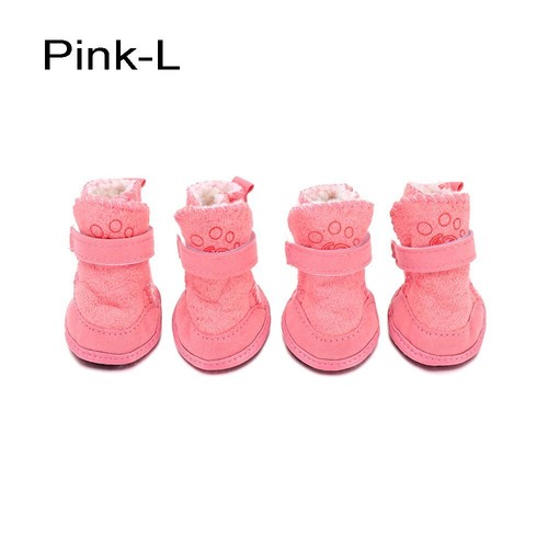 Pet Supplies Cotton Boots Dog Warm Shoes Pet Winter Shoes Puppy Boots Non-slip - Picture 20 of 21