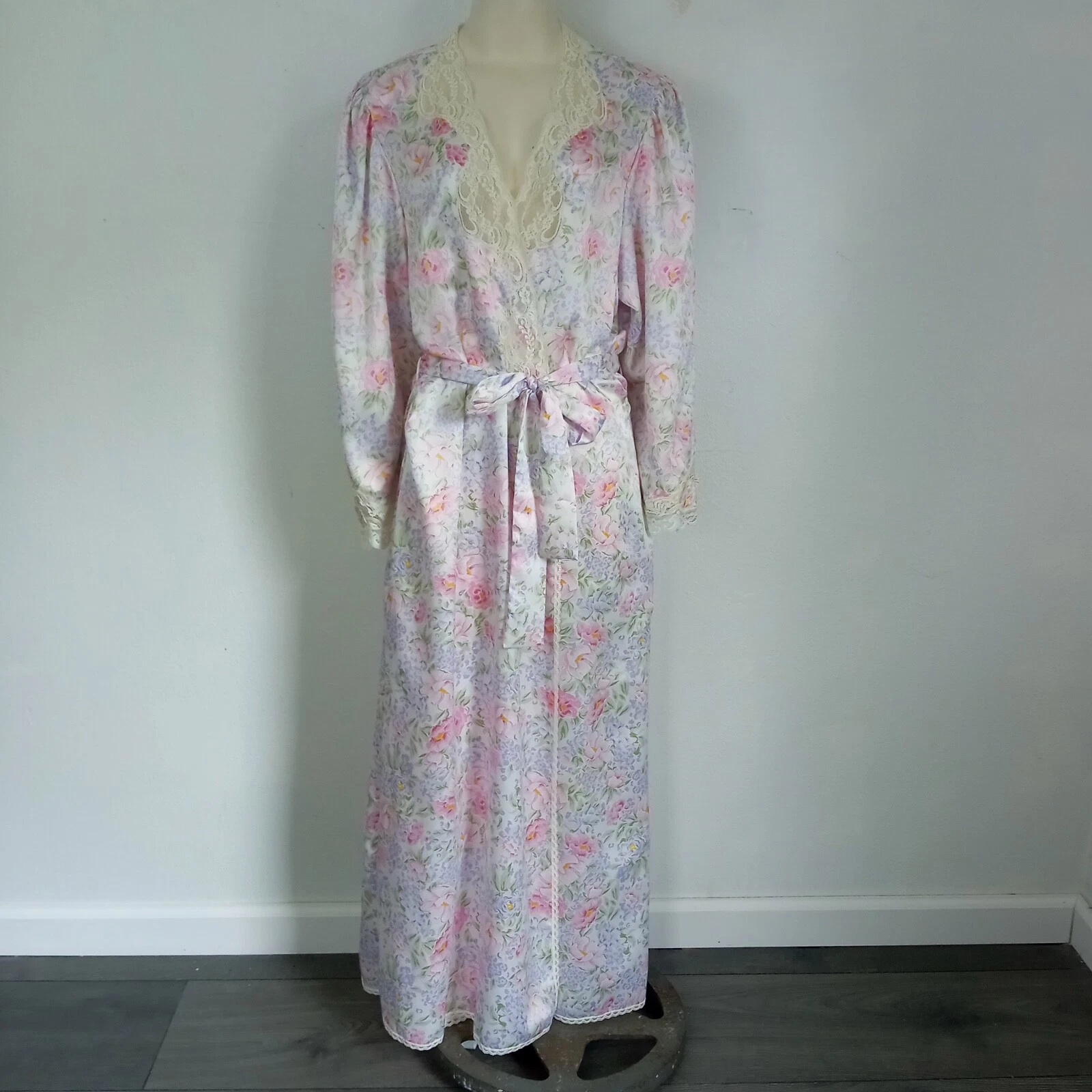 Robe Christian DIOR VINTAGE années 60 Union Tag Slinky Floral Ceinturée Neuf sans étiquette Medium RARE